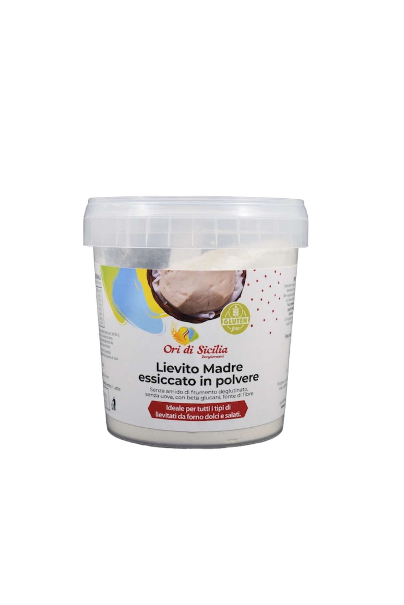 Lievito madre essicato in polvere gr 400 Ori di Sicilia La Favola Senza Glutine Lievito madre essicato in polvere gr 400 Ori di Sicilia La Favola Senza Glutine